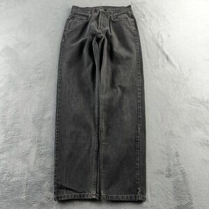 Vintage Gap Jeans Mens (Fits 28x32) Black Straight Wide Grunge Skater 90s Y2K